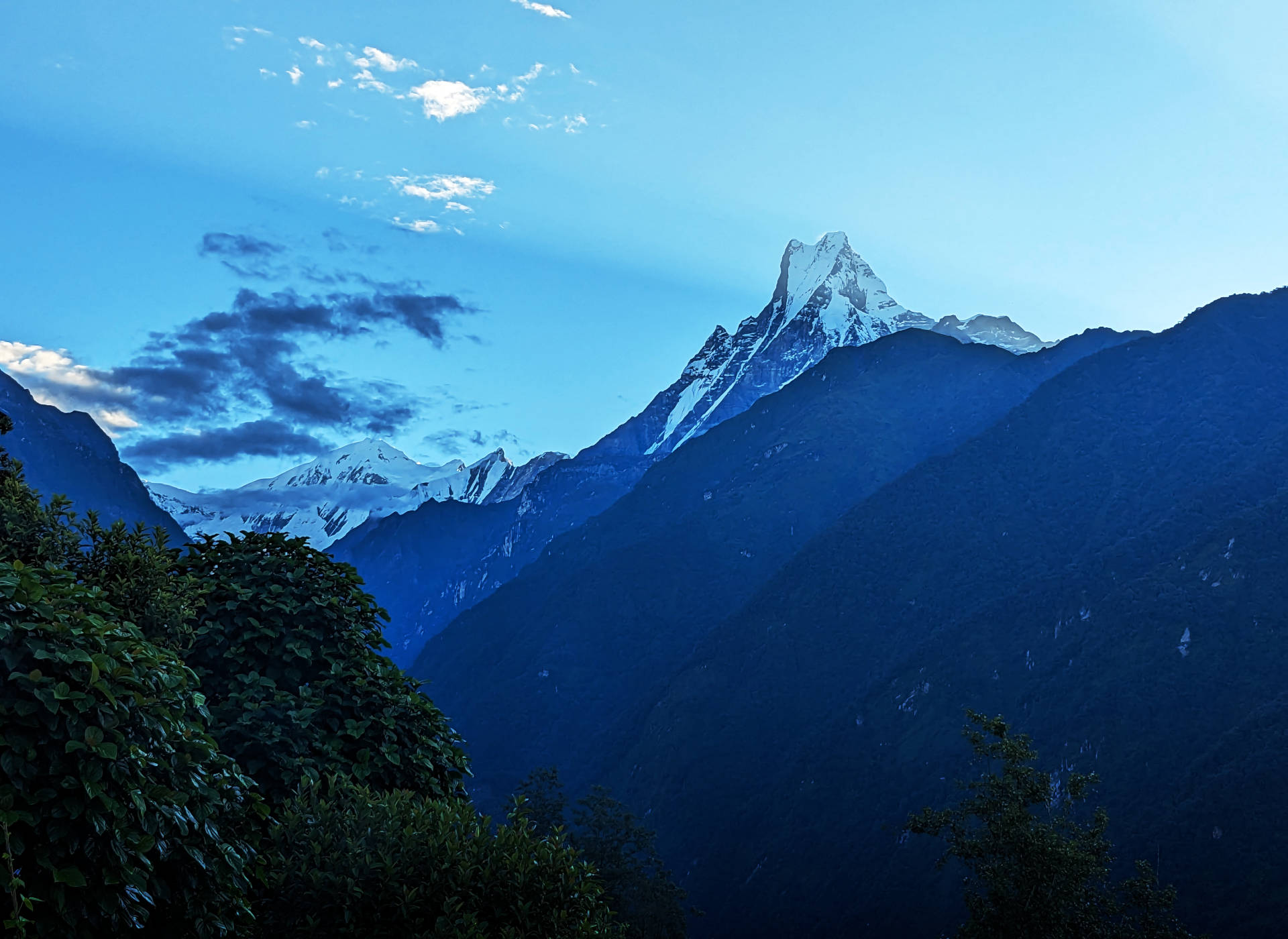 Machapuchare in Nepal